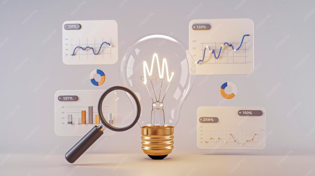 glowing-lightbulb-symbolizing-idea-is-surrounded-by-charts-graphs_840989-23800 Glowing lightbulb symbolizing idea is surrounded by charts graphs 840989 23800